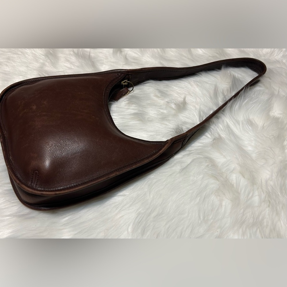 Coach VTG 1998 ERGO Mini Zip 9020 Mahogany Bag - Picture 11 of 16